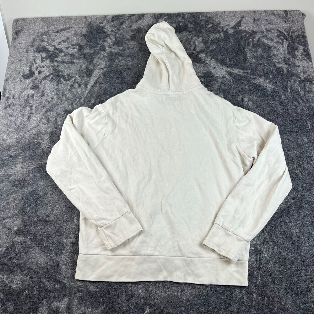 Vtg Polo Ralph Lauren Cricket Full Zip Jacket Crest White Waffle Hoodie XL - Picture 10 of 12